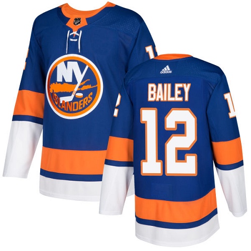 Adidas Men NEW York Islanders #12 Josh Bailey Royal Blue Home Authentic Stitched NHL Jersey->new york islanders->NHL Jersey
